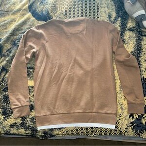 Brown layered sweatshirt men’s Large